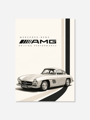 Retro Mercedes | Canvastavla