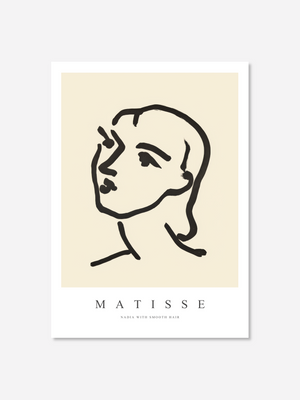 Nadia with Smooth Hair - Henri Matisse | Poster