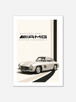 Retro Mercedes | Poster