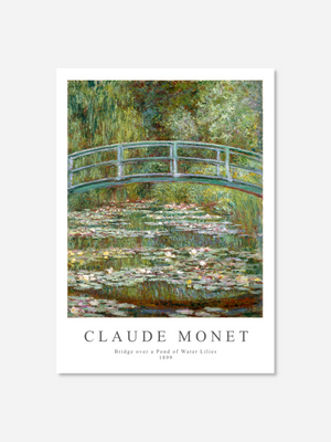 Bridge over a Pond of Water Lilies - Claude Monet | Poster