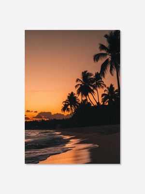 Palm Sunset | Canvastavla