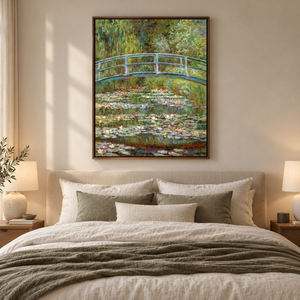 Bridge over a Pond of Water Lilies - Claude Monet | Canvastavla