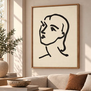 Nadia with Smooth Hair - Henri Matisse | Canvastavla