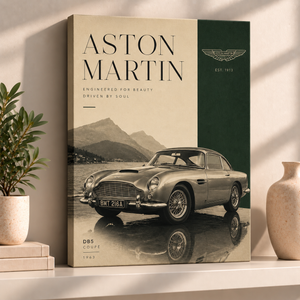 Retro Aston Martin | Canvastavla