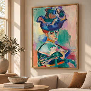 Woman with a Hat - Henri Matisse | Canvastavla