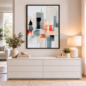 Abstract Cityscape | Canvastavla
