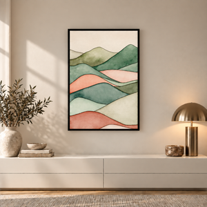 Pastel Terrain | Canvastavla