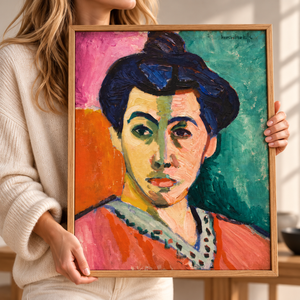 The Green Stripe - Henri Matisse | Canvastavla