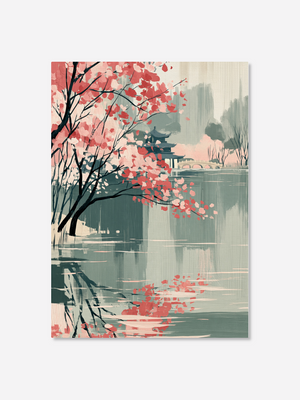 Lake In Bloom | Canvastavla