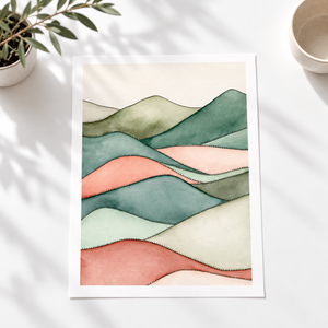 Pastel Terrain | Poster