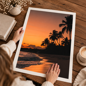 Palm Sunset | Poster