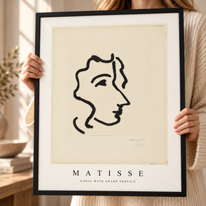 Nadia with Sharp Profile - Henri Matisse | Poster