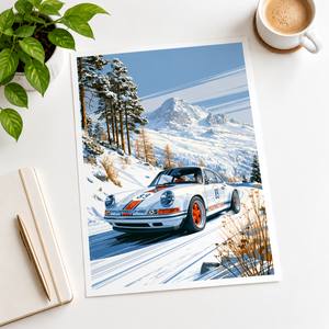 Winter Porsche | Poster