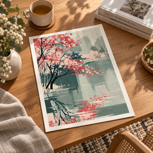 Lake In Bloom | Poster